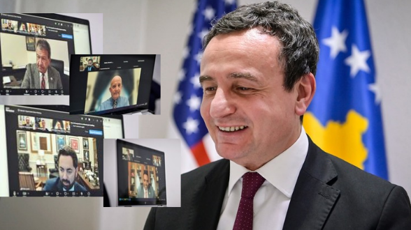 “Mbështetje e palëkundur për Kosovën” – Kurti në takim me kongresistët amerikanë, flet për Xhandarmërinë