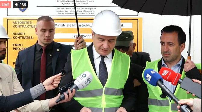 Rruga Kijevë-Malishevë, Kurti: Nga paslufta kjo rrugë veç është arnuar, tani po punohet seriozisht